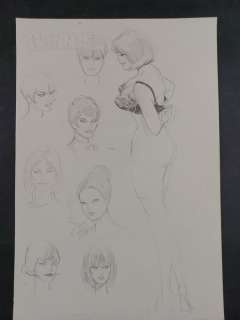 Leone Frollo | Bonnie - Leone Frollo - Studi Personaggi - Page volante - Exemplaire unique | Catawiki