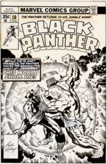 Jack Kirby and Joe Sinnott Black Panther #10 Cover Original Art (Marvel, 1978). This may be the best Kirby - | Heritage