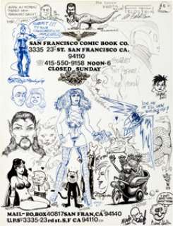 San Francisco Comic Book Co. Multi-Artist Jam Page Original Art (1987-2003). A slew of Gary Arlington‘s -