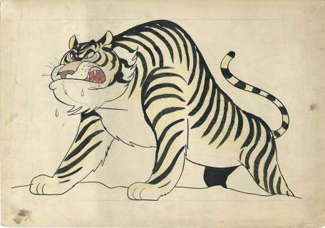 Tezuka Osamu Hand-Drawn Color Illustration "Wanwan Chushingura" Killer | Mandarake (Big Web)