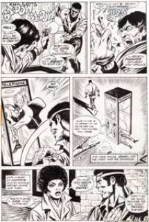 George Tuska and Billy Graham Hero For Hire #2 Page 3 Original Art  (Marvel, 1972). Luke Cage takes two direct -