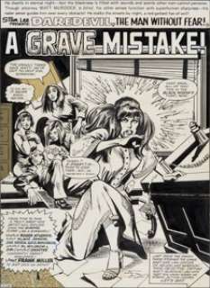 Frank Miller and Klaus Janson Daredevil #158 Splash Page 1 Original Art (Marvel, 1979). Well - | Heritage