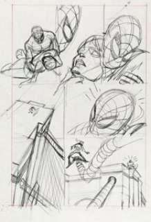 Gil Kane Amazing Spider-Man #121 "The Night Gwen Stacy Died" Page 19 Preliminary Original Art -