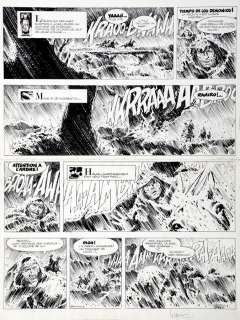 Vance | Ramiro, planche n°2 Ã  l’encre de Chine de l’épi… | Millon