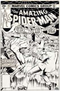 Keith Pollard and Bob McLeod Amazing Spider-Man #192 Cover Original Art (Marvel, 1979). Professor Smythe has -