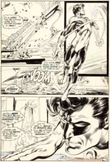 Neal Adams and Bernie Wrightson Green Lantern #84 Story Page 6 Original Art (DC, 1971). In just 14 issues - | Heritage