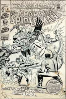 John Romita Sr. Amazing Spider-Man Annual #6 Cover Original Art (Marvel, 1969). Romita, at the height of - | Heritage