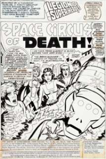 Ric Estrada and John Calnan Legion of Super-Heroes V2#261 Partial Story Original Art Group of 10 (DC, -