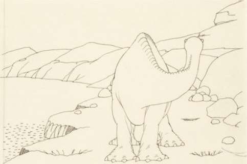 Winsor McCay Gertie the Dinosaur Animation Drawing #397 Original Art (1914). "The two most important - | Heritage