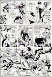 Ross Andru, Mike Esposito, and Dave Hunt Amazing Spider-Man #159 Page 5 Doctor Octopus Original Art -