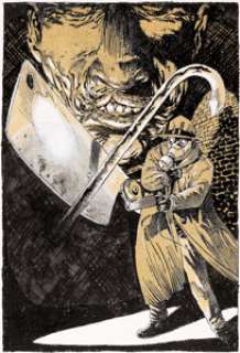 Guy Davis Sandman Mystery Theatre #25-28 Advertisement Original Art (DC/Vertigo, 1995). Dark, noir-ish -