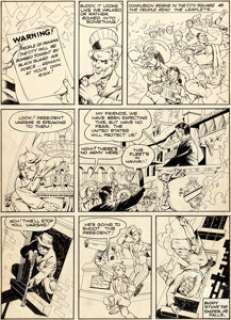 Lou Fine National Comics #17 Story Page 2 Uncle Sam Original Art (Quality Comics, 1941). With a script by Will -