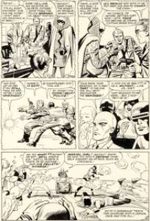 Jack Kirby and Paul Reinman X-Men #2 Story Page 6 Original Art (Marvel, 1963). The top portion of the page features - | Heritage