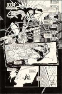 Todd McFarlane Spider-Man #2 Story Page 9 Original Art (Marvel, 1990). From issue #2 of McFarlane’s - | Heritage