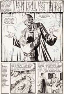 Joe Certa (attributed) Witches Tales #9 Complete 8-page Story Original Art (Harvey, 1952).... (Total: 8 Original Art)