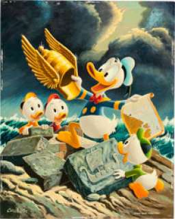 Carl Barks Golden Helmet Painting CB-OIL 35 Original Art (1972).... | Heritage