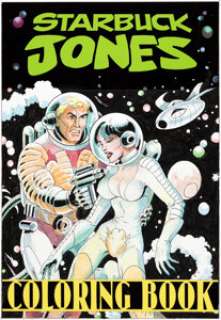 Russ Heath Funky Winkerbean "Starbuck Jones Coloring Book Cover" Illustration Original Art dated 6-5-2016 (North A...