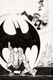 Trevor Von Eeden and Joe Rubinstein Batman: Legends of the Dark Knight #105 Cover Original Art (DC, 1998)....