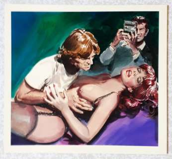 Roberto Molino | Téléfilm Proibite serie I n. 2 - Roberto Molino - cover originale "Fantasmi del passato" (1983) | Catawiki