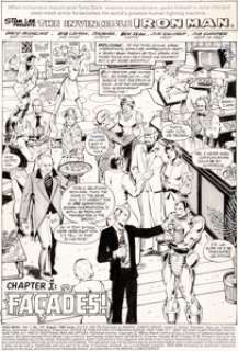 Bob Layton Iron Man #137 Splash Page Original Art (Marvel, 1980). Stark Industries is throwing a party for - | Heritage