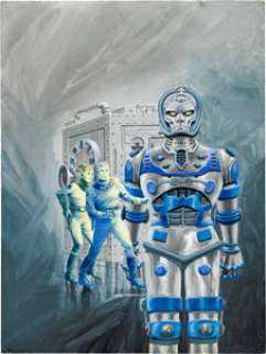 Gray Morrow Perry Rhodan #76 "Recruits for Arkon" Paperback Cover Painting Original Art (Ace, -