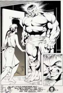 Dale Keown and Bob McLeod Hulk #377 Splash Page 22 Original Art (Marvel, 1991). This very page gave - | Heritage