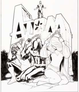 Ryan Sook Countdown Special: The Atom #1 Original Cover Art (DC, 2008). From the reprint collecting -