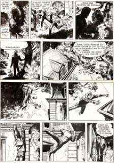 Jijé Jean Valhardi Le Mauvais ÂŒil Planche 19 (Dupuis, 1960)....