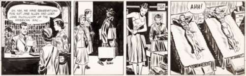 Milton Caniff Terry and the Pirates Daily Comic Strip dated 10-27-44 Original Art (News Syndicate, 1944).... | Heritage