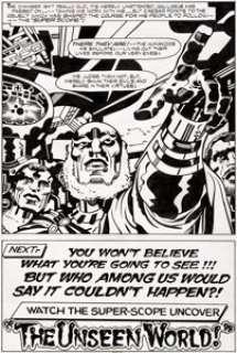  - Jack Kirby and Mike Thibodeaux Captain Victory and the Galactic Rangers #8 Story Page 5 Original Art Panel Page (P...