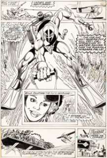  - Bob Lubbers and Ricardo Villamonte The Human Fly #16 Story Page 12 Original Art (Marvel, 1978)....
