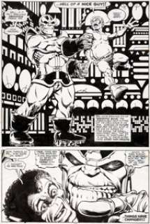 Jim Starlin and Joe Rubinstein Avengers Annual #7 Page 18 Original Art (Marvel, 1977).... | Heritage