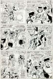 Werner Roth and Dick Ayers X-Men #21 Story Page 13 Original Art (Marvel, 1966).... | Heritage