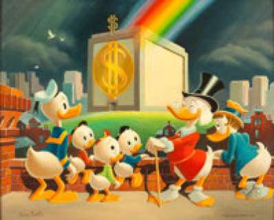 Carl Barks The Wadfather Painting CB-OIL 21 Original Art (1972). Also known as Barks Code #6-72, this - | Heritage
