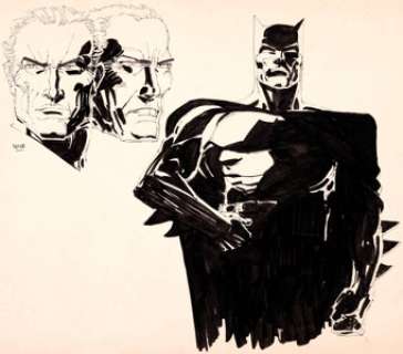 Frank Miller Batman: The Dark Knight Returns Model Sheet Illustration Original Art (DC, 1985).... | Heritage