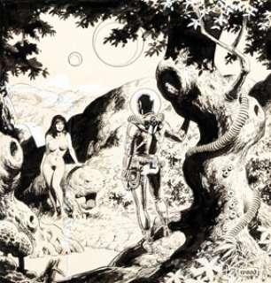Wally Wood Adam and Eve Poster Illustration Original Art (Wallace Wood, c. 1978).... | Heritage