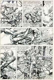 Barry Windsor-Smith Machine Man #4 Story Page 14 Original Art (Marvel, 1985)....