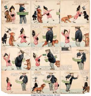 Richard F. Outcault Buster Brown Sunday Comic Strip Original Art (Newspaper Feature Service, c. 1916-20s).... | Heritage