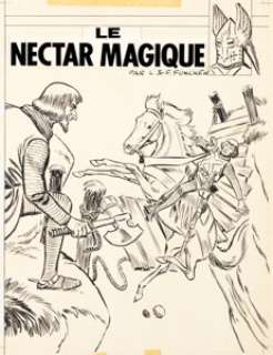 Liliane et Fred Funcken Le Chevalier Blanc Le Nectar Magique #2 Couverture Originale (Lombard, 1961)....