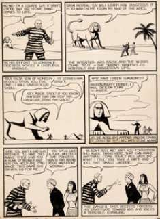 Pete Costanza Whiz Comics#11 "Ibis" Story Page 3 Original Art (Fawcett, 1940).... (Total: 10 Original Art)