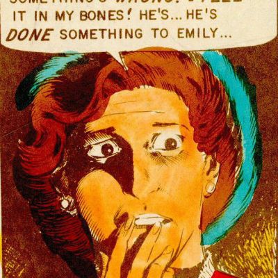 Evans- "CURIOSITY KILLED", CRYPT 36, 7 Page Story Silver Print (1953) | Russ Cochran