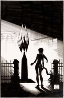 Randy Green and Rick Ketcham - New X-Men #8 Cover Original Art (Marvel, 2005).