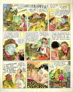 Boucq, François | LES PIONNIERS DE L’AVENTURE HUMAINE" Superbe planche originale | Cornette de St Cyr