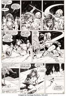 Barry Smith And Sal Buscema | Conan the Barbarian #6 Story Page 9 Original Art (Marvel, 1971). | Heritage