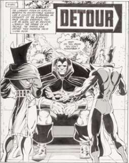 Ron Lim and Tom Christopher - Silver Surfer #49 Splash Page 1 Original Art (Marvel, 1991).