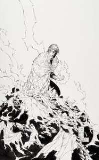 Marc Silvestri and Joe Weems V - Hunter-Killer #3 Cover Original Art (Image, 2005).