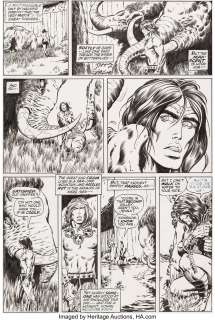 Barry Smith and Sal Buscema Conan the Barbarian #9 Story Page 7 Original Art (Marvel, 1971).... | Heritage