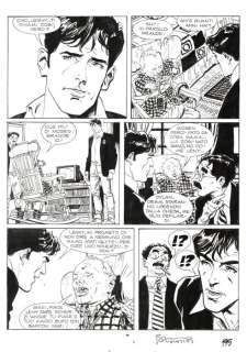 Brindisi, Bruno | Brindisi, Bruno - Tavola Originale - Dylan Dog Gigante #18 "Tueentoun" - (2009) | Catawiki