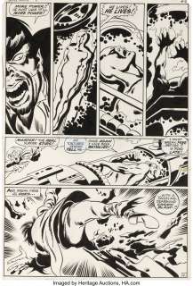 John Buscema Et Sal Buscema | Silver Surfer #7 Planche 21 (Marvel, 1969). John Buscema and Sal Buscema Silver Surfer #7 Story Page 21 Original Art (Marvel, 1969). | Heritage