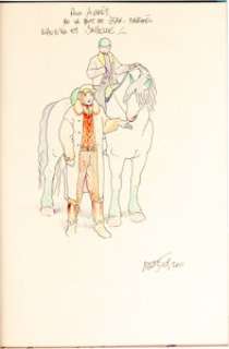 Jean Giraud (Moebius) | Inside Moebius Tome 6 Dédicace Originale (Editions Stardom/Moebius Production, 2010). Jean Giraud (Moebius) Inside Moebius Tome 6 Original Signed Drawing (Editions Stardom/Moebius Production, 2010). | Heritage